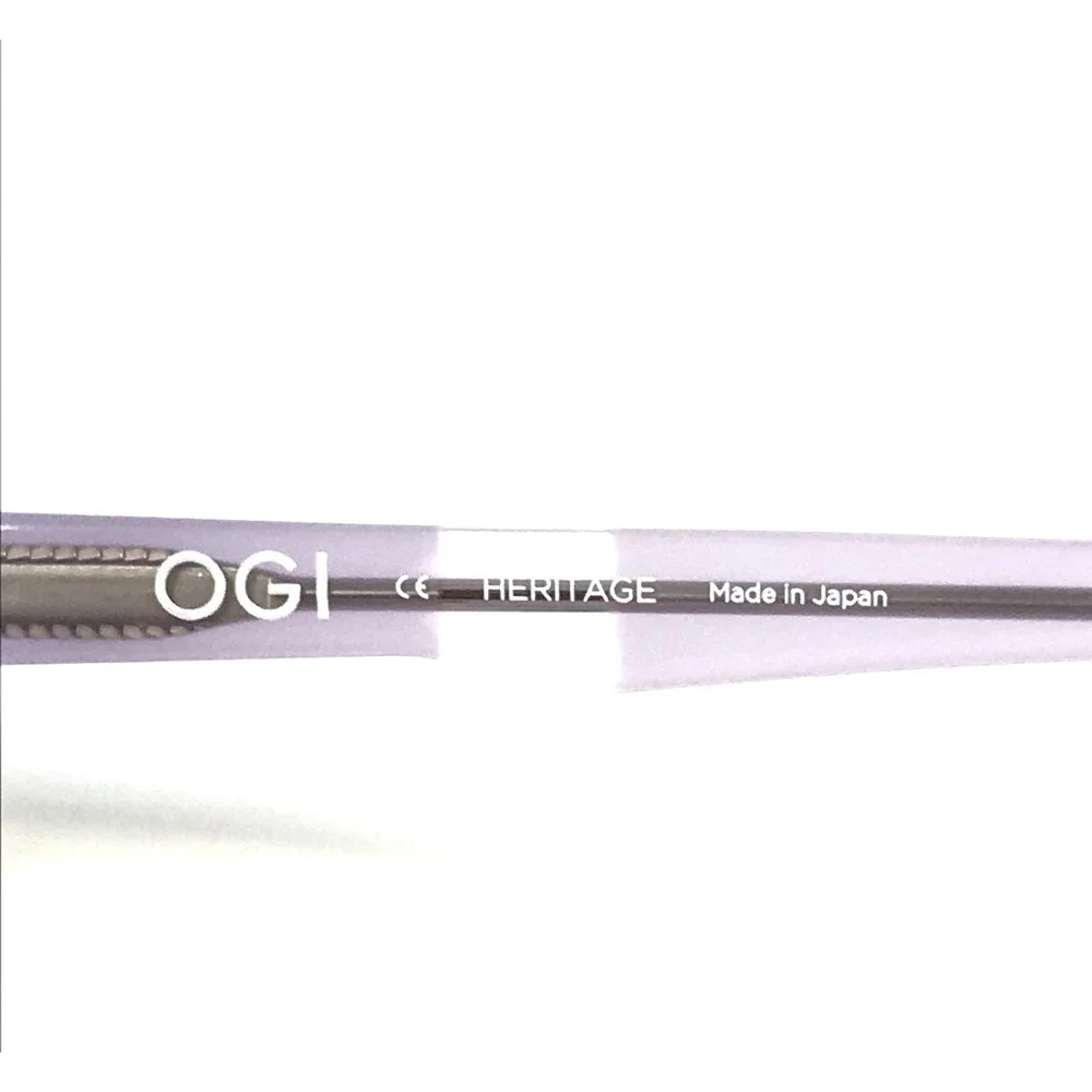 OGI Eyeglasses Frames HERITAGE 9121/2235 Lilac Bloom Purple Cat Eye 49-18-140